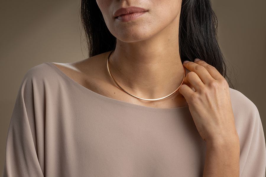 Collana Choker Ovale Flex - immagine 2